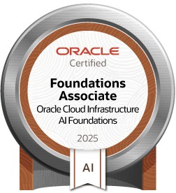 Oracle Cloud Infrastructure AI Foundations Badge